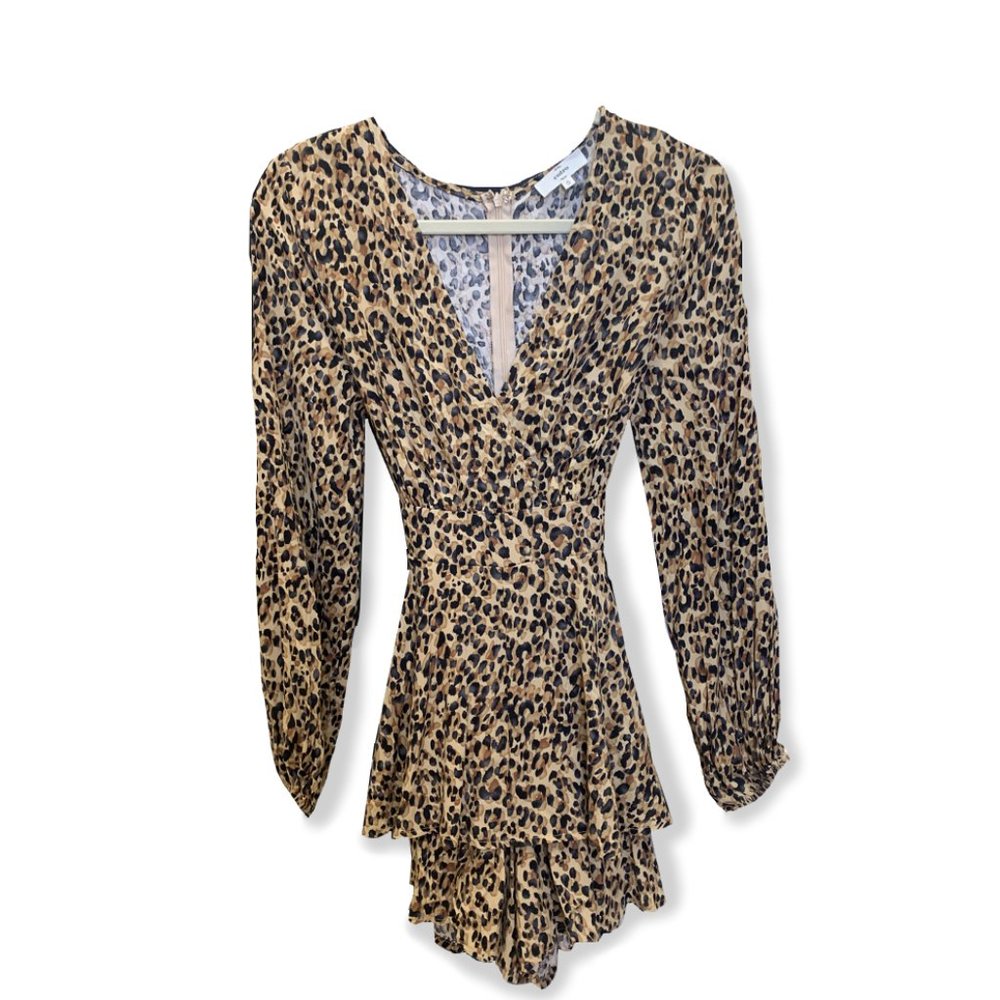 Animal Print Romper